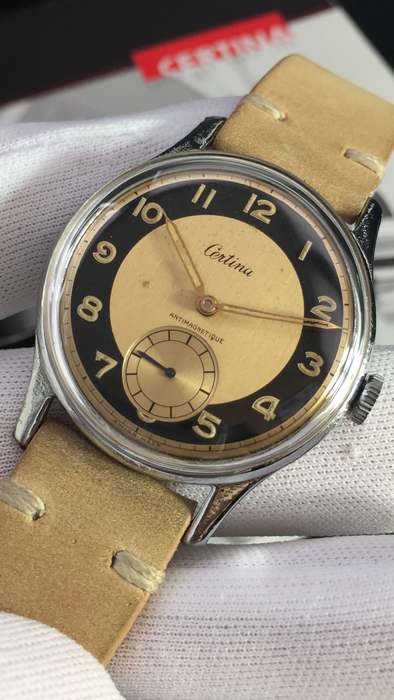 CERTINA - Military watch - Antimagnetic - 15 rubies - 1940