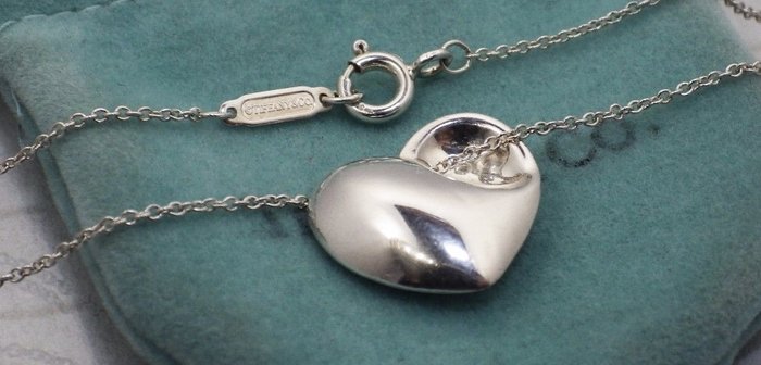 vintage tiffany and co heart necklace
