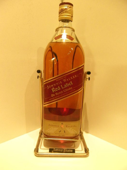 Johnnie Walker Red Label 4,5L - 1990s with cradle