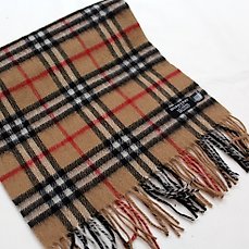 burberry nova check cashmere scarf