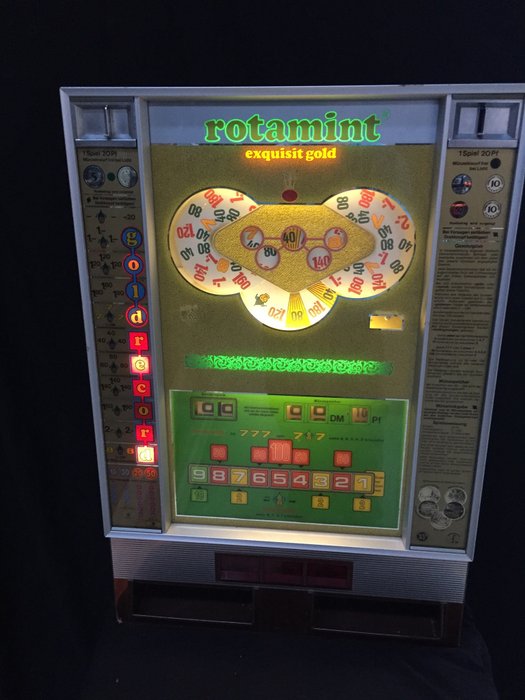 Antique slot machine Rotamint Exquisit Gold