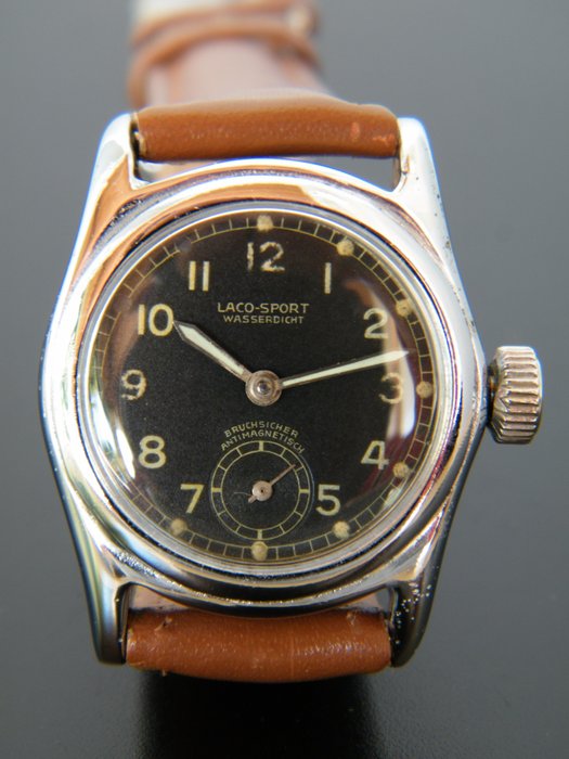 LACO SPORT - Early edition - Men's wristwatch from 1930s - Very rare.