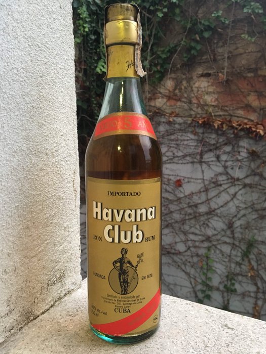 Rum Rhum Havana Club - Viejo 5 Years Ambar Seco - 1980s - Cuba