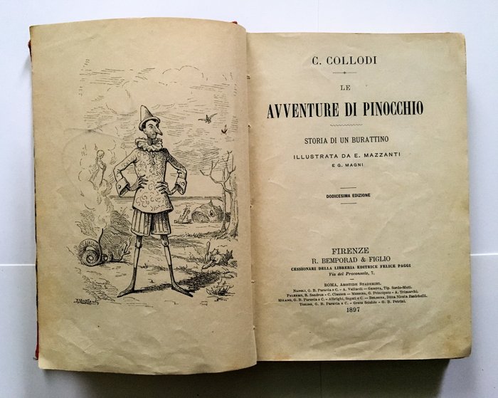 Carlo Collodi - Le Avventure di Pinocchio - 1897
