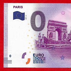 2019-4 France UEBR Zoologique de Paris Billet Souvenir Banknote Euro Schein