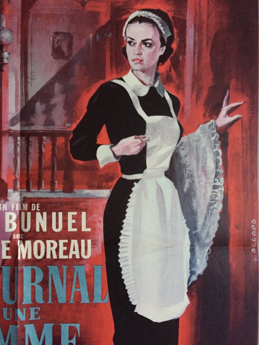 Journal d'une femme de chambre Luis Bunuel movie poster 