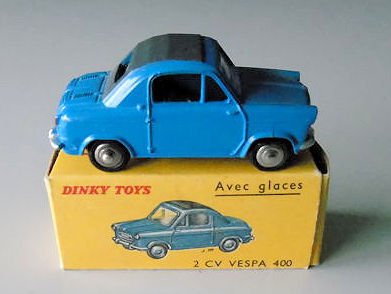 Dinky Toys-France - Scale 1/43 -2 CV Vespa 400 No.24L