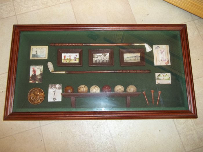 Hice Golf Club - Beautiful golf display cabinet about the history of golf.