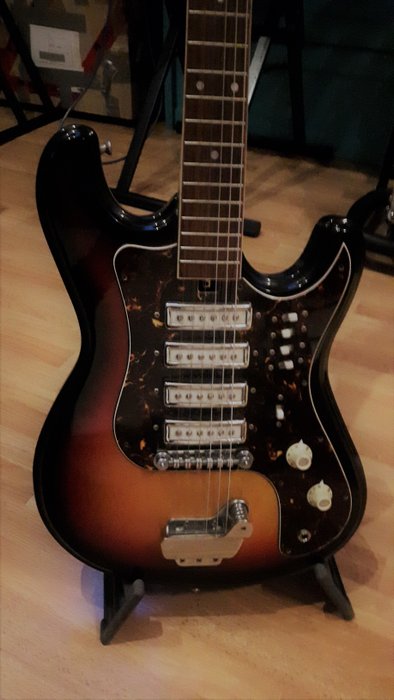Teisco Del Rey ET 440 vintage electric guitar, Japan built 1969