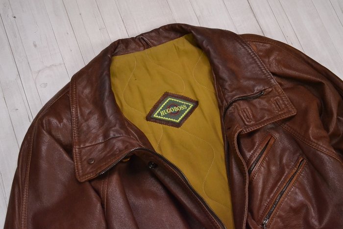 Hugo Boss - Vintage Leather Jacket - Catawiki