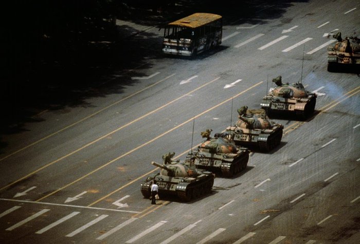 Stuart Franklin (1956-) - &#39;Tank Man&#39;, Tiananmen Square, - Catawiki