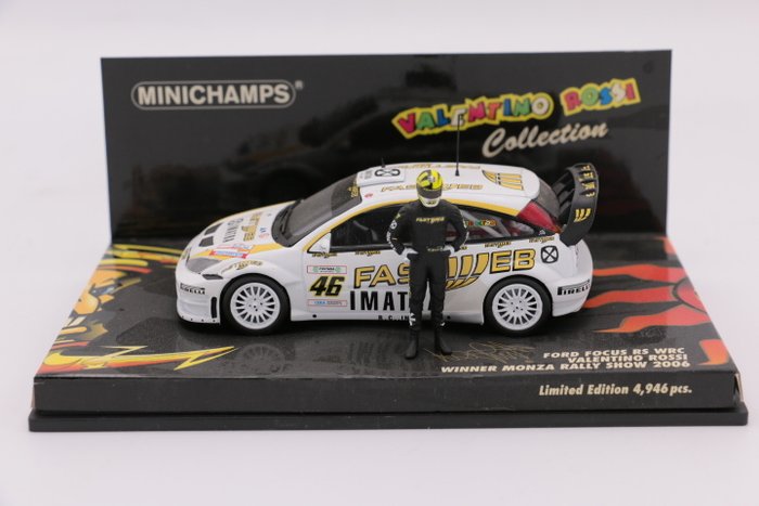 RIT49 voiture 1/43 IXO Altaya Rallye FORD Focus RS WRC Valentino ROSSI 2006 