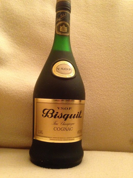 Cognac Bisquit VSOP, Fine champagne Magnum 1,5 litres, année 1980s