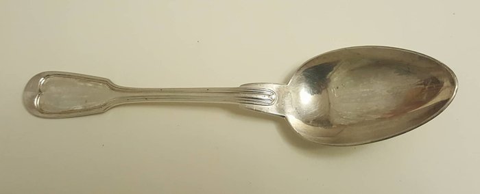 Old Christofle spoon, silver plated. 1868-1877. unique