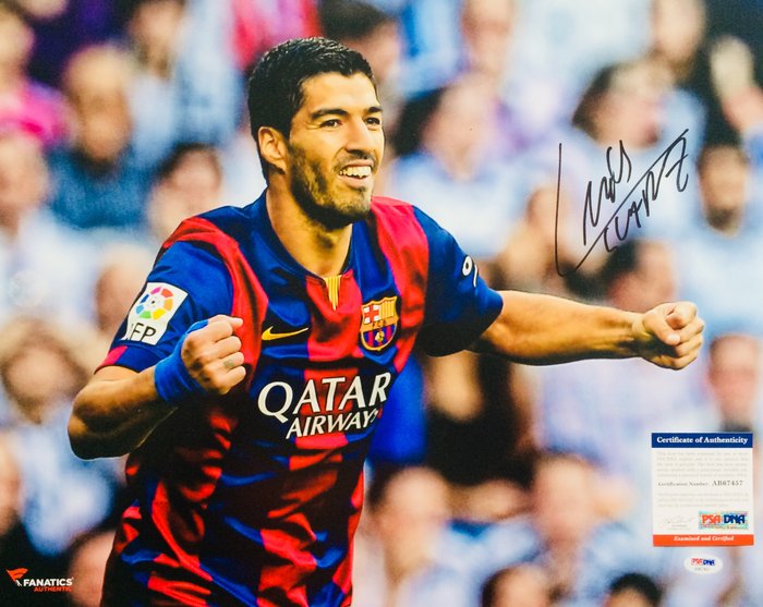 Autogrammkarte AK *LUIS SUAREZ* FC Barcelona 15/16 2015/2016 Uruguay #2 