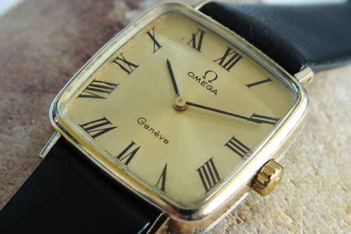 OMEGA Geneve Men's Square Windup Watch - Vintage 1960s