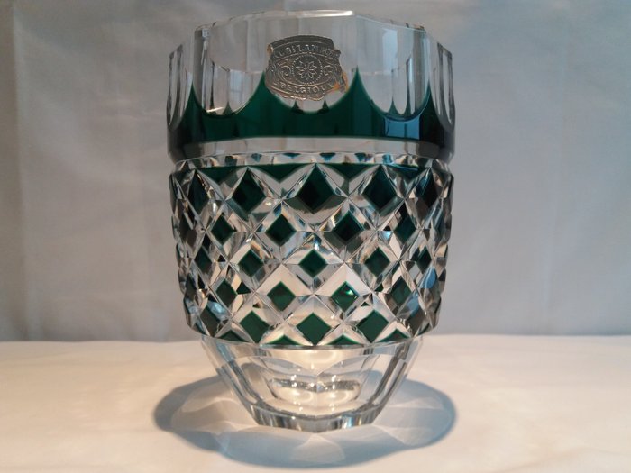 A signed and numbered vase - Val Saint Lambert - Belgium - 20th century