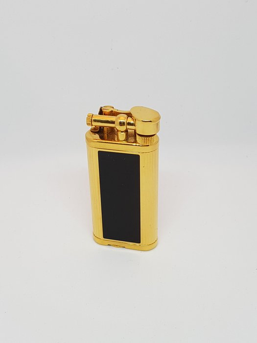 Dunhill Unique lighter; Chinese lacquer, gold plated - Catawiki