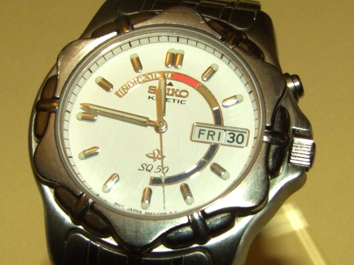Seiko - Kinetic SQ 50  - 5M43-0A50 - Homme - 1990-1999