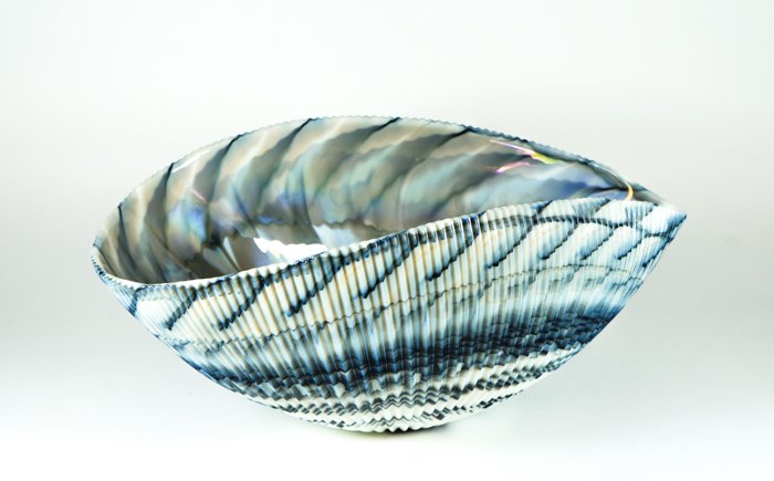 Yalos Murano Glassworks - Shell Centrepiece Bowl (30 cm)
