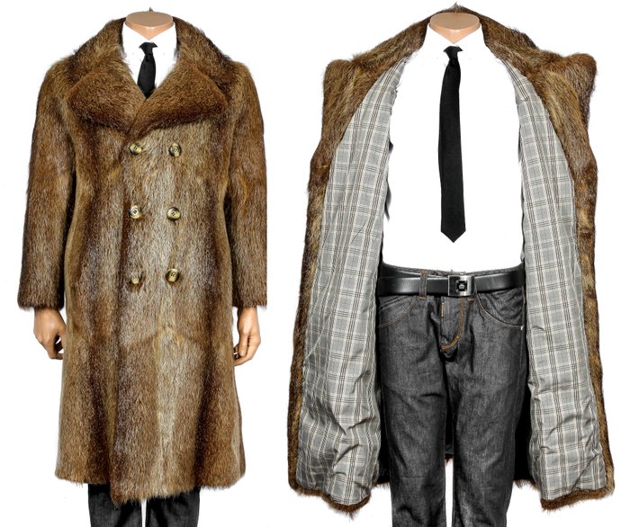 Rare Nutria Men S Fur Coat, What Is A Nutria Fur Coat