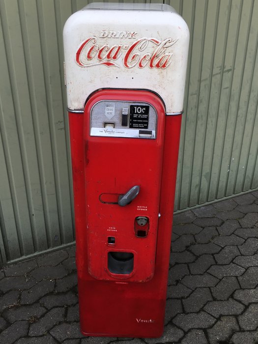 Coca Cola Vendo 44, original, vending machine, 1950s
