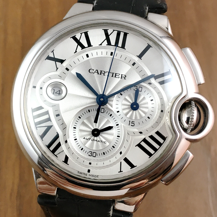 Cartier Ballon Blue Chronograph 45mm XXL size Like New - Men´s Watch 