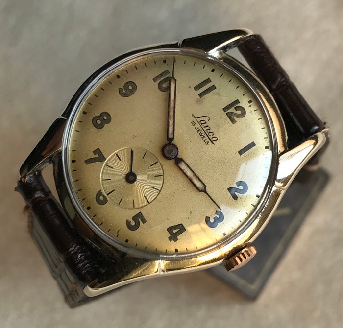 Lanco – Men's wrist watch, vintage, 1950s – Recently serviced ** exceptionally with no reserve price **