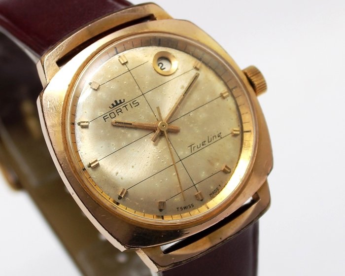 Fortis "True Line" Mens Vintage Wrist Watch - circa 1960s