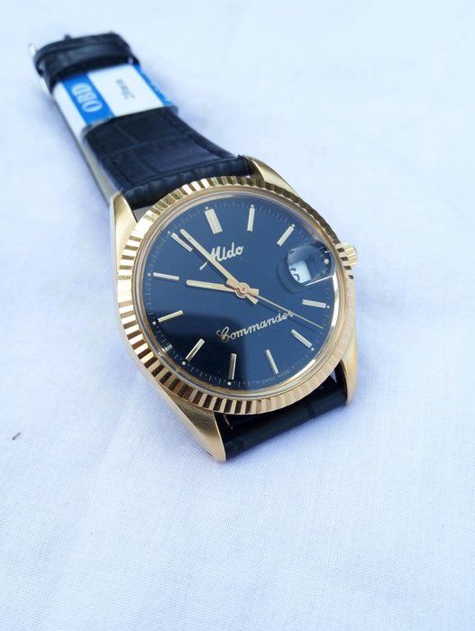 MIDO - COMMANDER - AUTOMATIC - BEAT A/H 28'800 - Vintage - Men Wrist Watch 1985s.