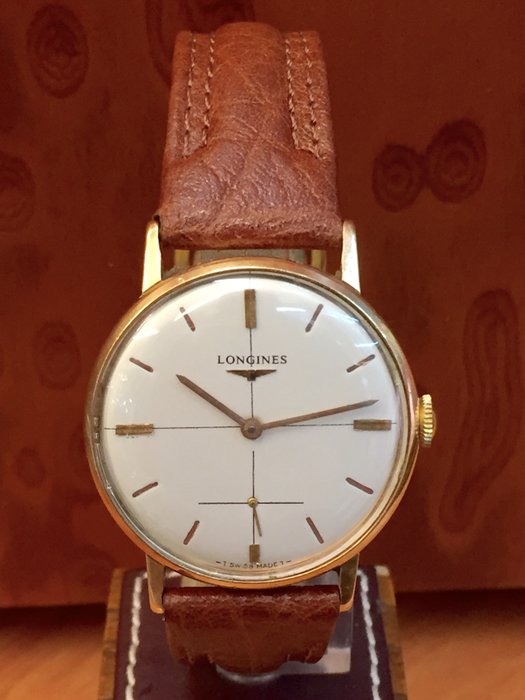 Longines – Classic Vintage gold men's watch – 1960s