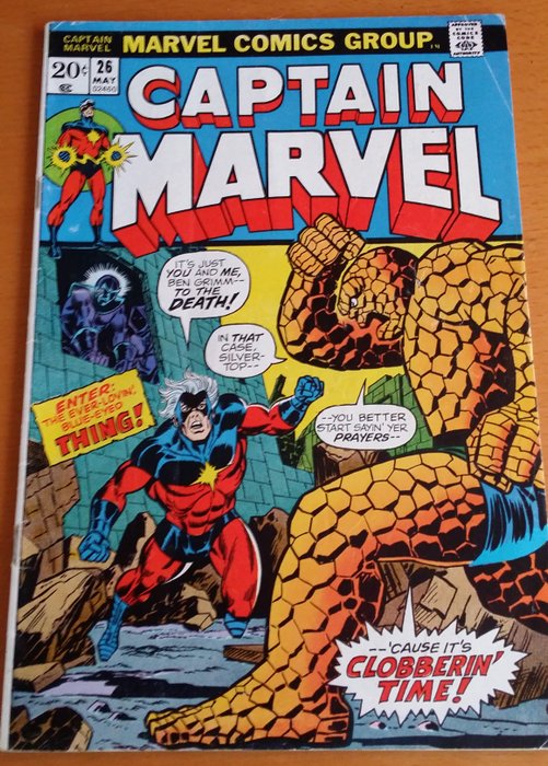Captain Marvel # 26 (2nd appearance Thanos) + # 30 + # 31 - 3x sc - (1973 / 1974)