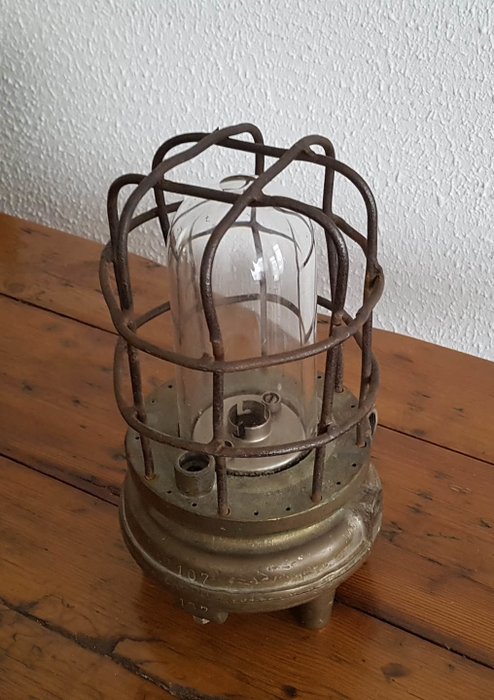 Heavy Large Original Industrial Cage, Industrial Cage Lamp