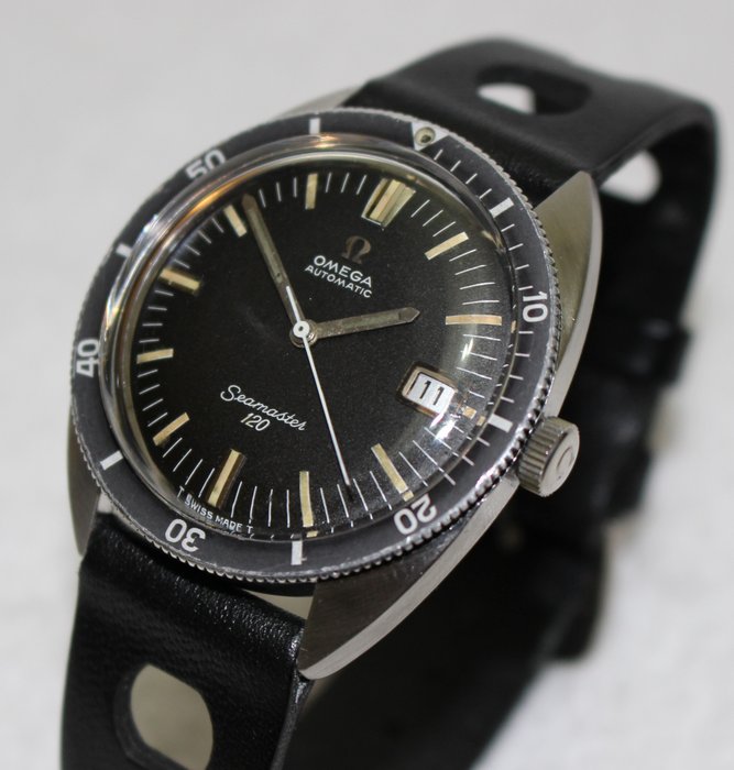 Reloj militar de buceo vintage para hombre Omega Seamaster 120 Automatic ref:166.027. Años 60.