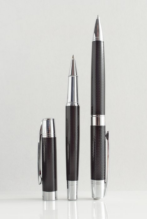 Thierry Mugler: luxury pen set: rollerball and mechanical pencil