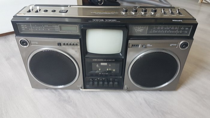 Vintage Radio / Cassetterecorder / TV - Philips ART60 - from 1982