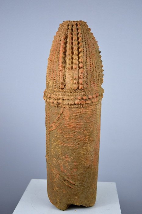 Ancient Terracotta Sepulchral stele - BURA-ASINDA-SIKKA - Niger Delta