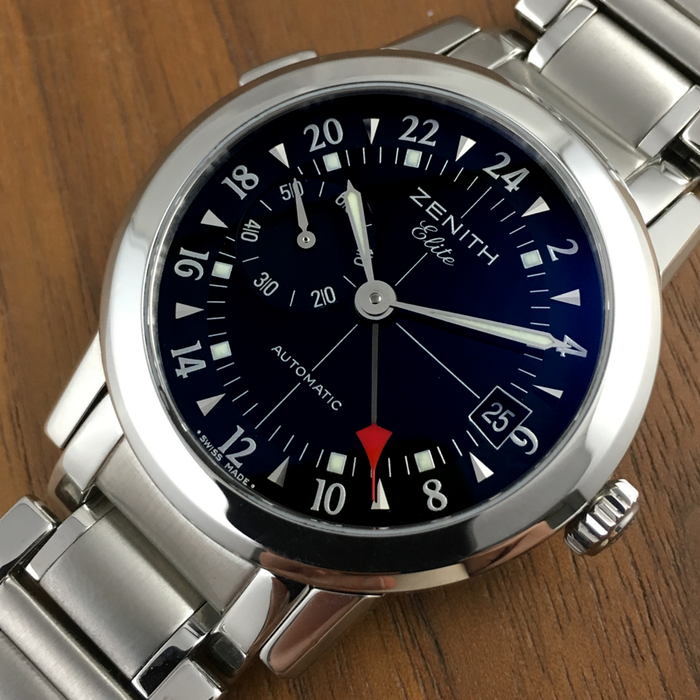 Zenith Elite GMT Automatic  – Montre-bracelet pour homme