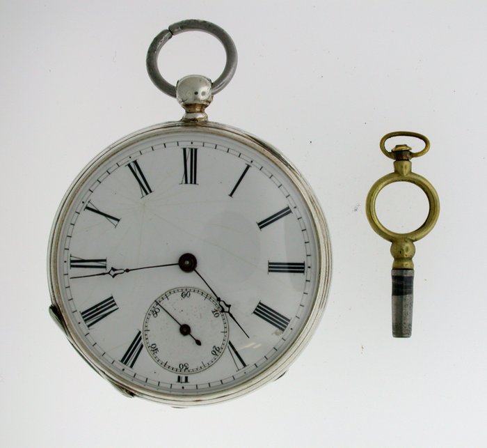 Vacheron Geneve pocket watch with key Swiss 1880 
