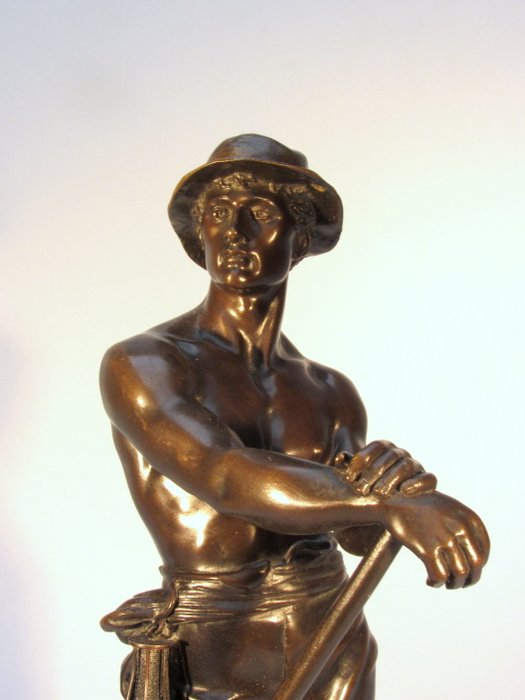Charles Octave Lévy (1820-1899) - bronze sculpture 'Minor' - end of the 19th century