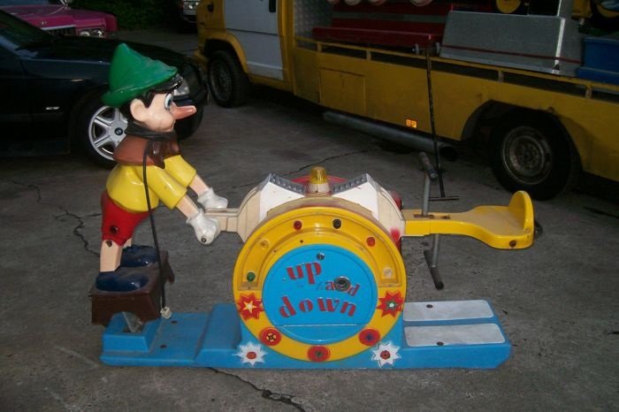 Pinocchio seesaw kiddy ride