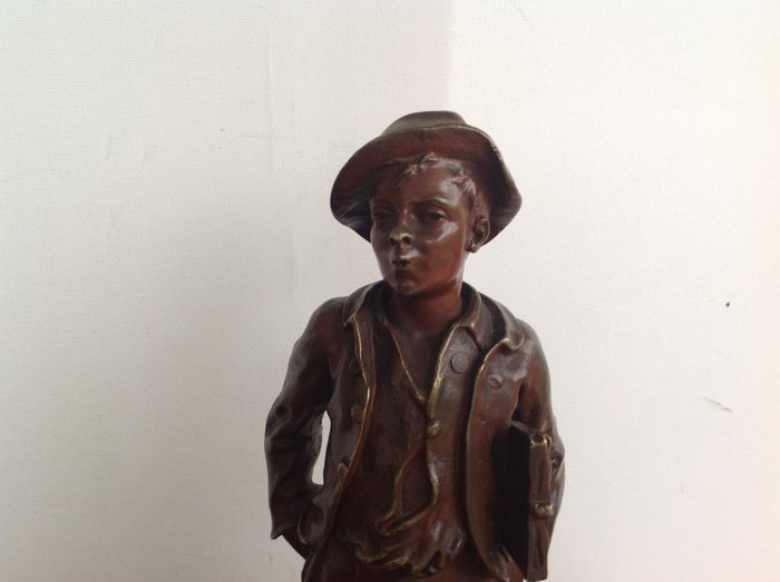 Marcel Debut (1865-1933) - bronze sculpture student - France - ca. 1900