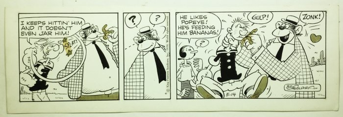 Sagendorf, Bud - Daily comic strip (published) - Popeye - (1970)