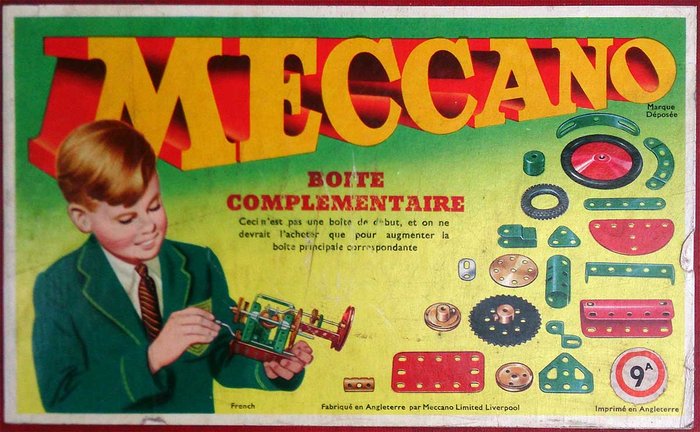Meccano, England - Outfit 9A, 1950s