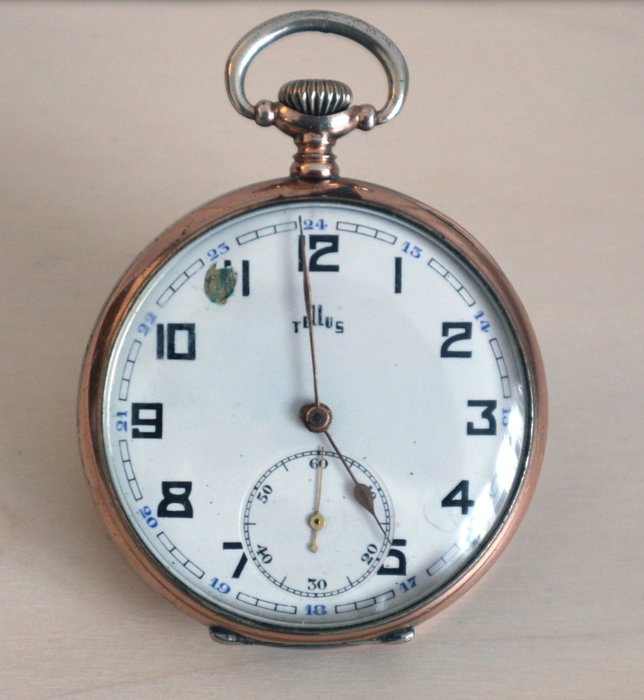 Pocket watch Tellus circa 1930