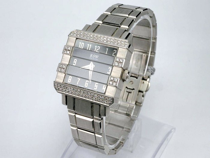 Rama Swiss Watch Men's Dresswatch Steel w. 82 Diamonds - Catawiki