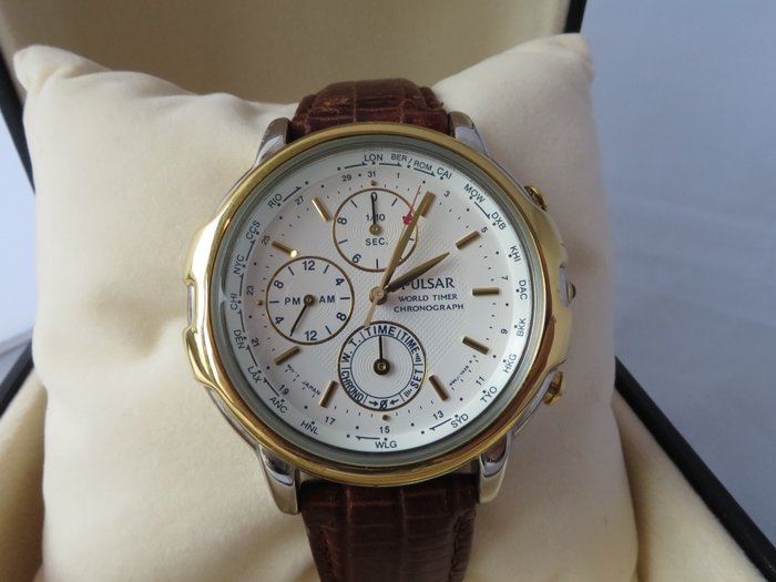 Pulsar World Timer chronograph, ref.: N94J – 7A10 – Men's watch