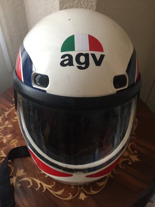 Vintage AGV motorcycle helmet - Circa 1970