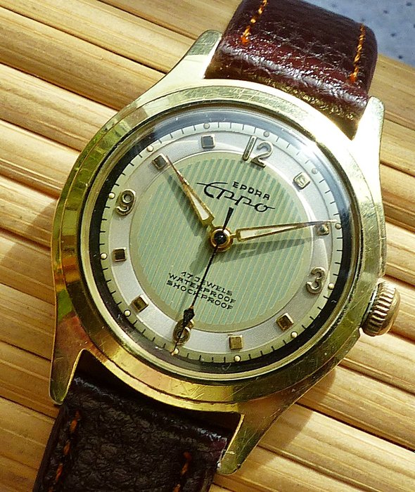 EPPO Epora 17 Jewels – Men's wristwatch from the 1950s – Rare collector's item