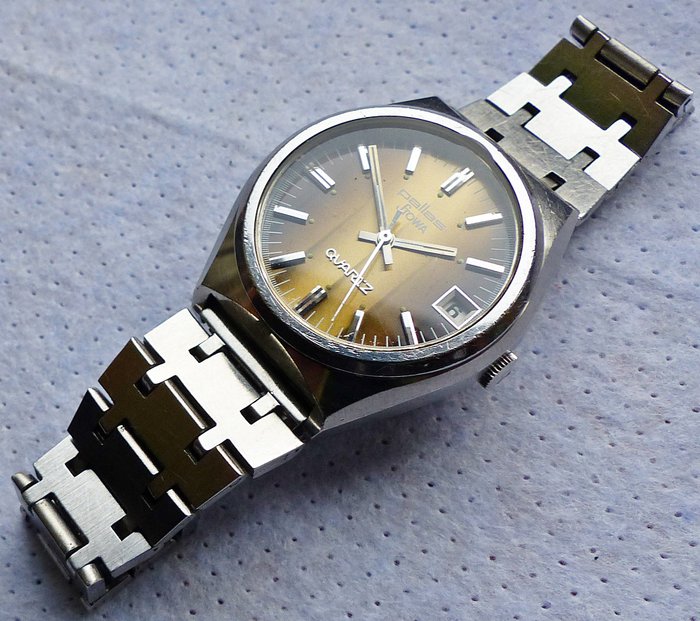 PALLAS STOWA with date - men's wristwatch from the 80s -- rare collective piece